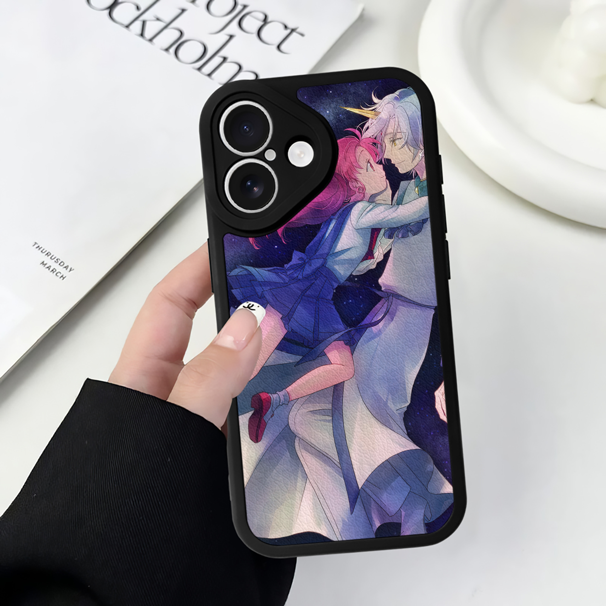 （画像用） 美少女戦士セーラームーン Sailor Moon 【iPhone 16シリーズ対応】シリコンスマホケース（レザー調） 材質：シリコン